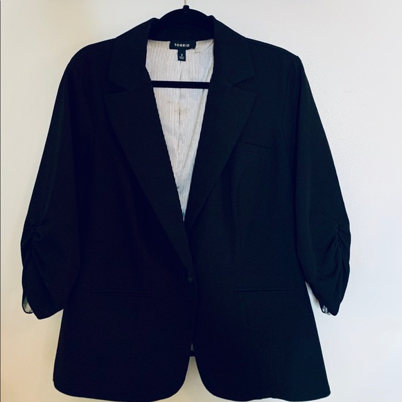 torrid Jackets & Blazers - Torrid Black Blazer-2 *F504*